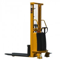 Battery operated hydraulic Semi-Electric Pallet Stacker 2000kg