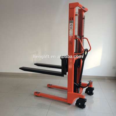 1000kg hand manual stacker