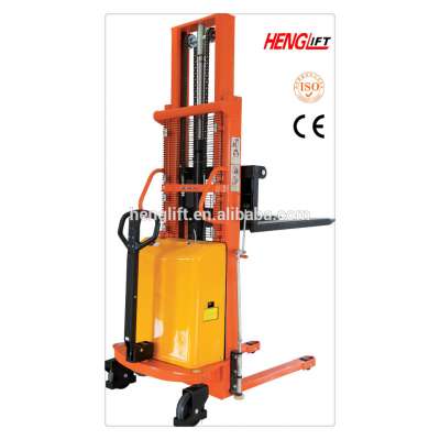 semi-electric hand operated mini electric forklift EMS series